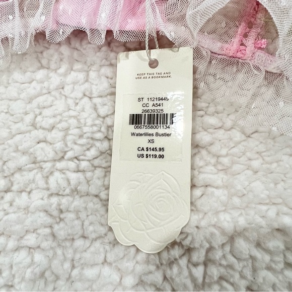 For Love and Lemons Waterlillies Bustier Top Size XS - Picture 7 of 8